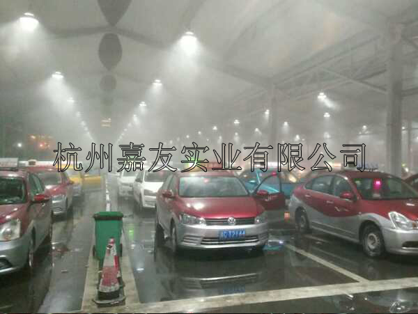 温州南火车站高压微雾降温.2