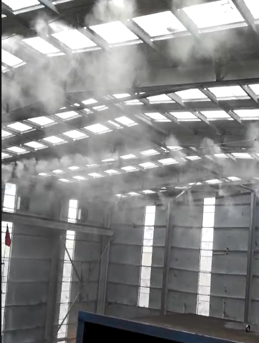 山西煤棚车间喷雾除尘系统