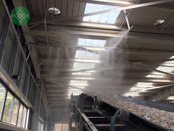 碎石厂喷雾降尘系统