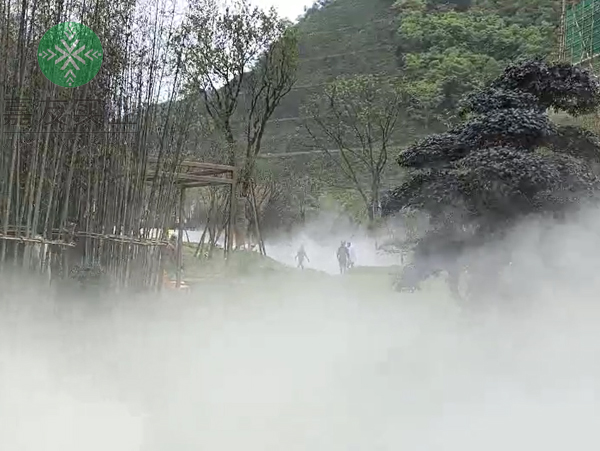 杭州圣域嘉房地产开发有限公司售楼部-喷雾造景2