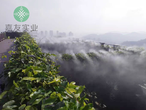杭州嘉友为德清和宸装饰工程有限公司园林景观工程制定雾森系统喷雾造景方案