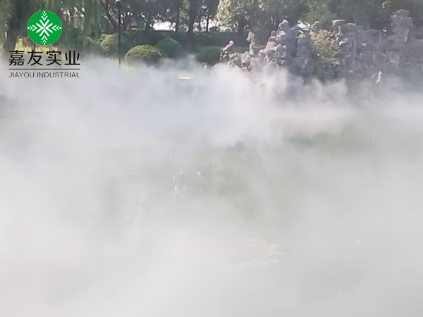 公园雾森系统喷雾造景2