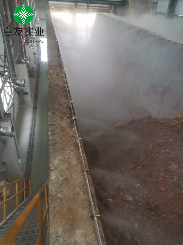 泰兴市申联环保科技有限公司堆土仓喷雾降尘系统 (3)