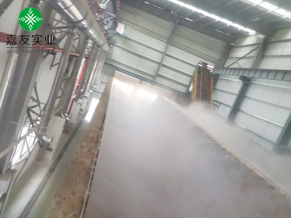 危废仓库喷雾除尘系统应用案例，24小时智能喷雾降尘抑尘