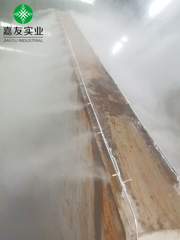 泰兴市申联环保科技有限公司堆土仓喷雾降尘系统 (1)