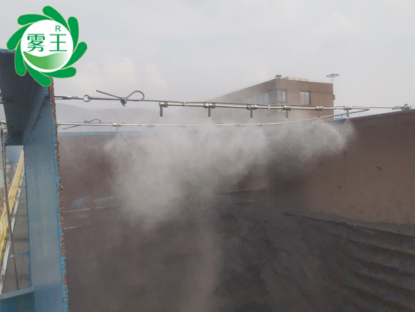 码头除尘新体验：喷雾降尘系统助力福州某码头皮带机治尘