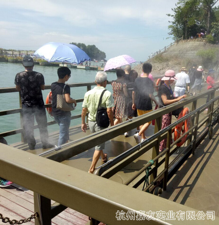 千岛湖喷雾降温造景图2