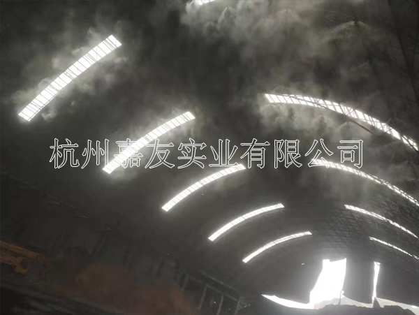 河北曲寨矿峰水泥公司喷雾抑尘系统案例图2