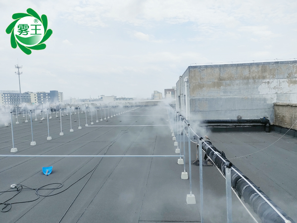 久保田机械厂房屋顶空间喷雾加湿系统 (1)