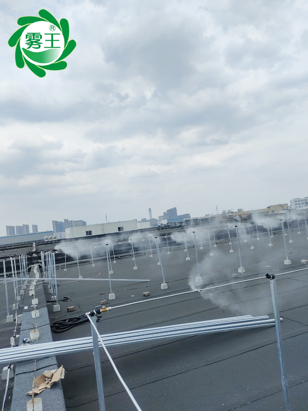 久保田机械厂房屋顶空间喷雾加湿系统 (6)